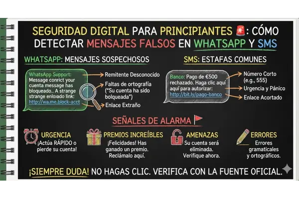 Ciberseguridad 3 fake whatsapp messages